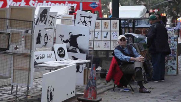 BANKSY VENDE SU OBRA POR 60 DÓLARES EN PLENO CENTRAL PARK