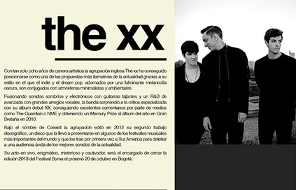 THE XX EN EL SOMA 2013