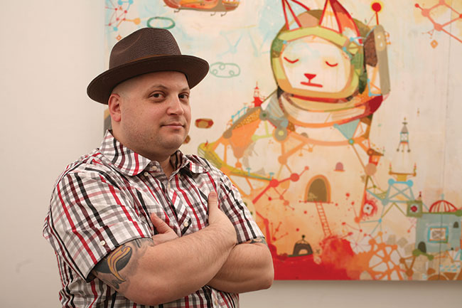 JONATHAN LEVINE, EL GALERISTA DEL ARTE CALLEJERO