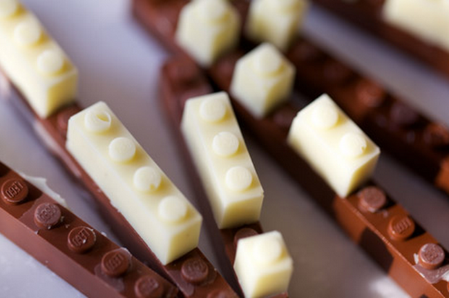 ¡Un LEGO de chocolate por favor!