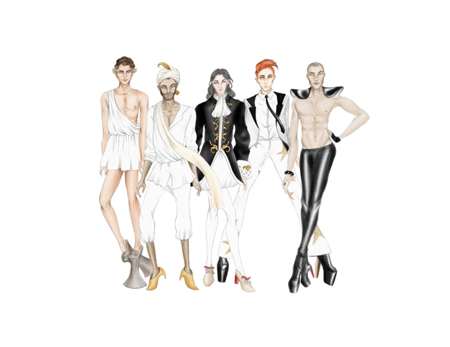 ONLY MEN ALLOWED: TACONES XY