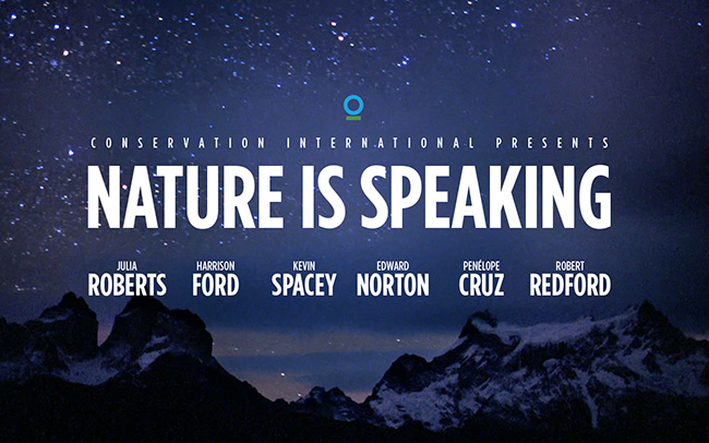 NATURE IS SPEAKING