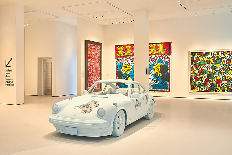 Moco London, museum, Daniel Arsham, Porsche 